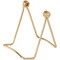Bard's Folding Gold-toned Wire Easel Stand, 3" H x 2.75" W x 3" D